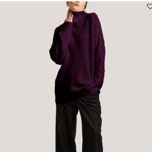 Oversized Wool Pullover Sweater